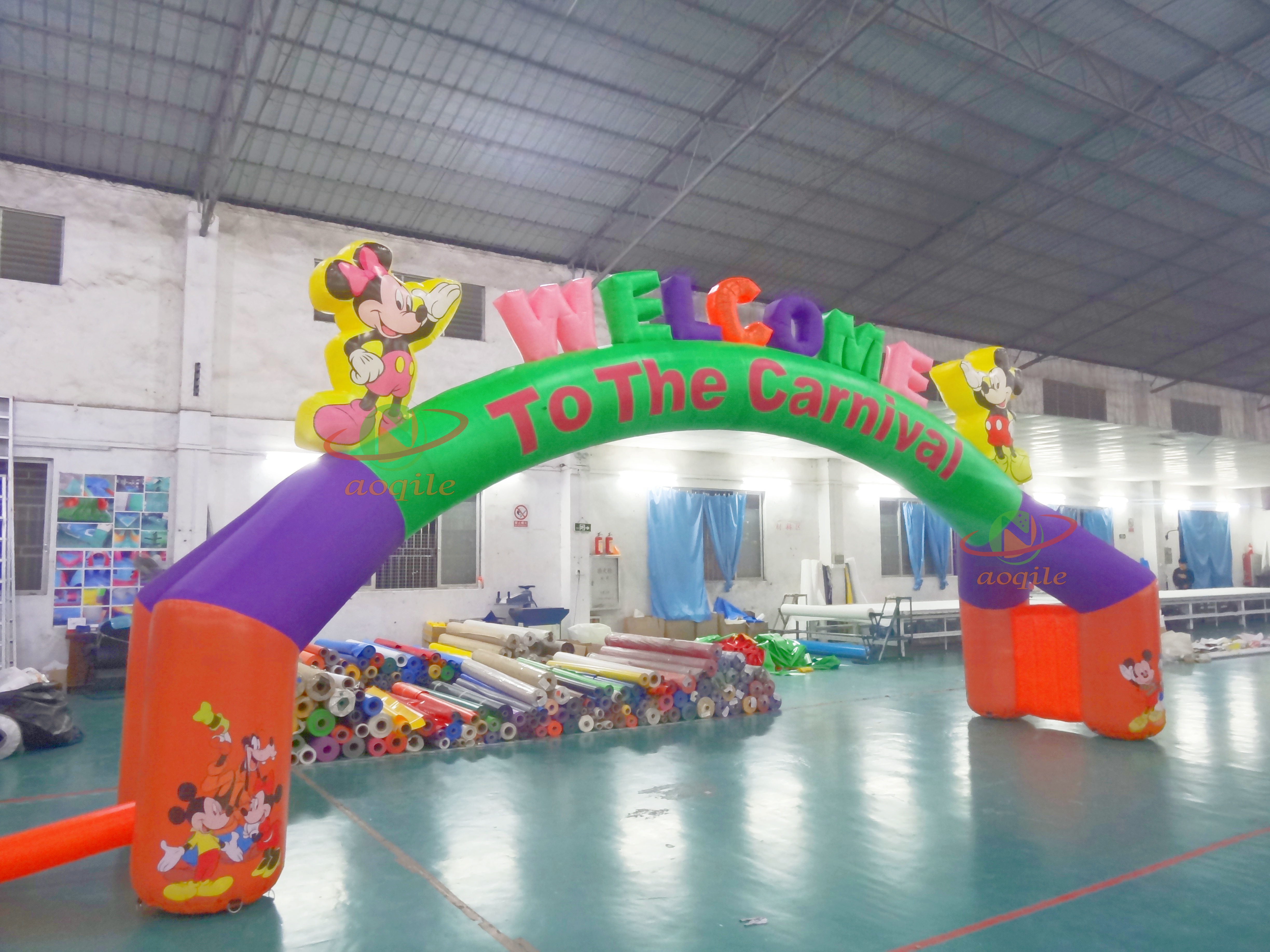 Customized Outdoor Large Park Event Inflatable Arches For Carnival Decoration Inflatable Arches