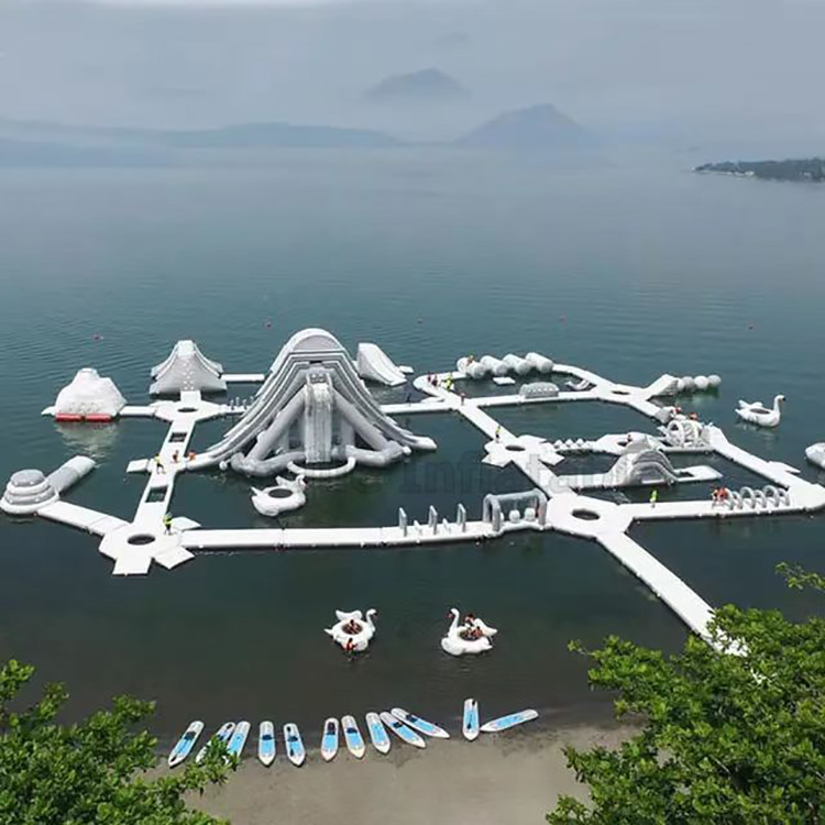 Inflatable Commercial Floating Water Park Inflatable Aqua Park Obstacle Beach Water Park Equipment