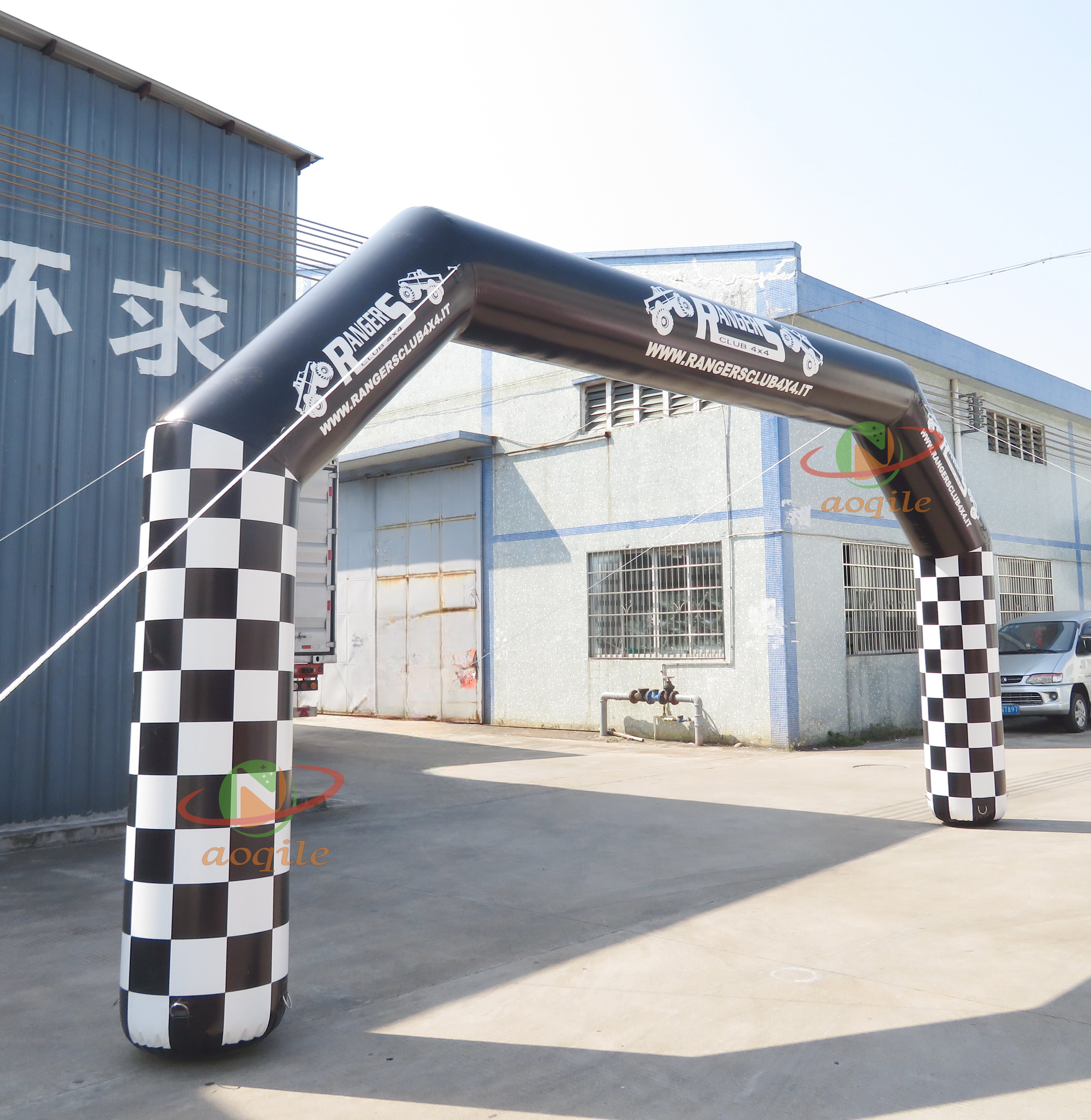 Inflatable arch Colorful logo printing inflatable advertising start line finish line arch outdoor racing event inflatable arch