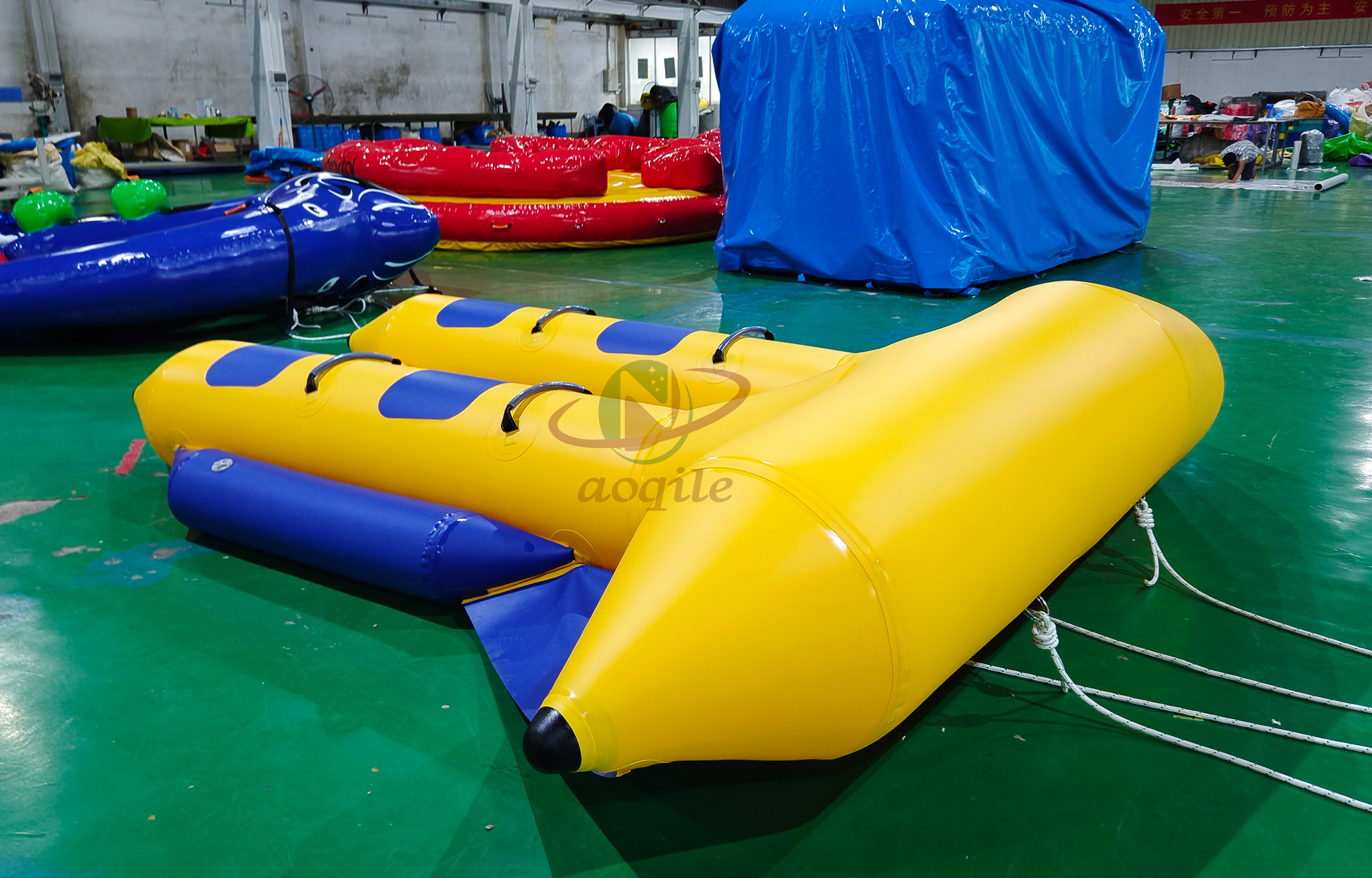 Factory Direct Sale Inflatable Flying Fish Extreme Thrill Sports Rubber Floating Towable inflatable fly fish