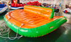 Commercial inflatable floating crazy UFO towable water ski sofa boat