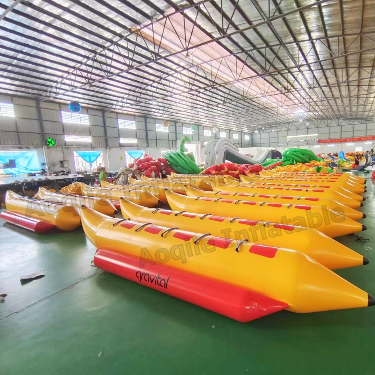 Water Inflatable Flying Fish Water Slide Tube Inflatable Toy Flying Fish Towing Banana Boat