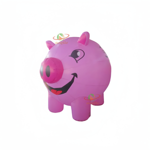 Outdoor Advertising Inflatable Pig Bank Customized Giant Inflatable Pig Balloons For Sale