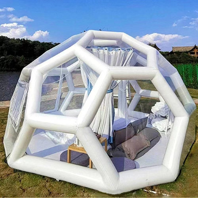 Aoqile 2025 Newly Designed Irregular Luminous Inflatable Outdoor Camping Tent for Events
