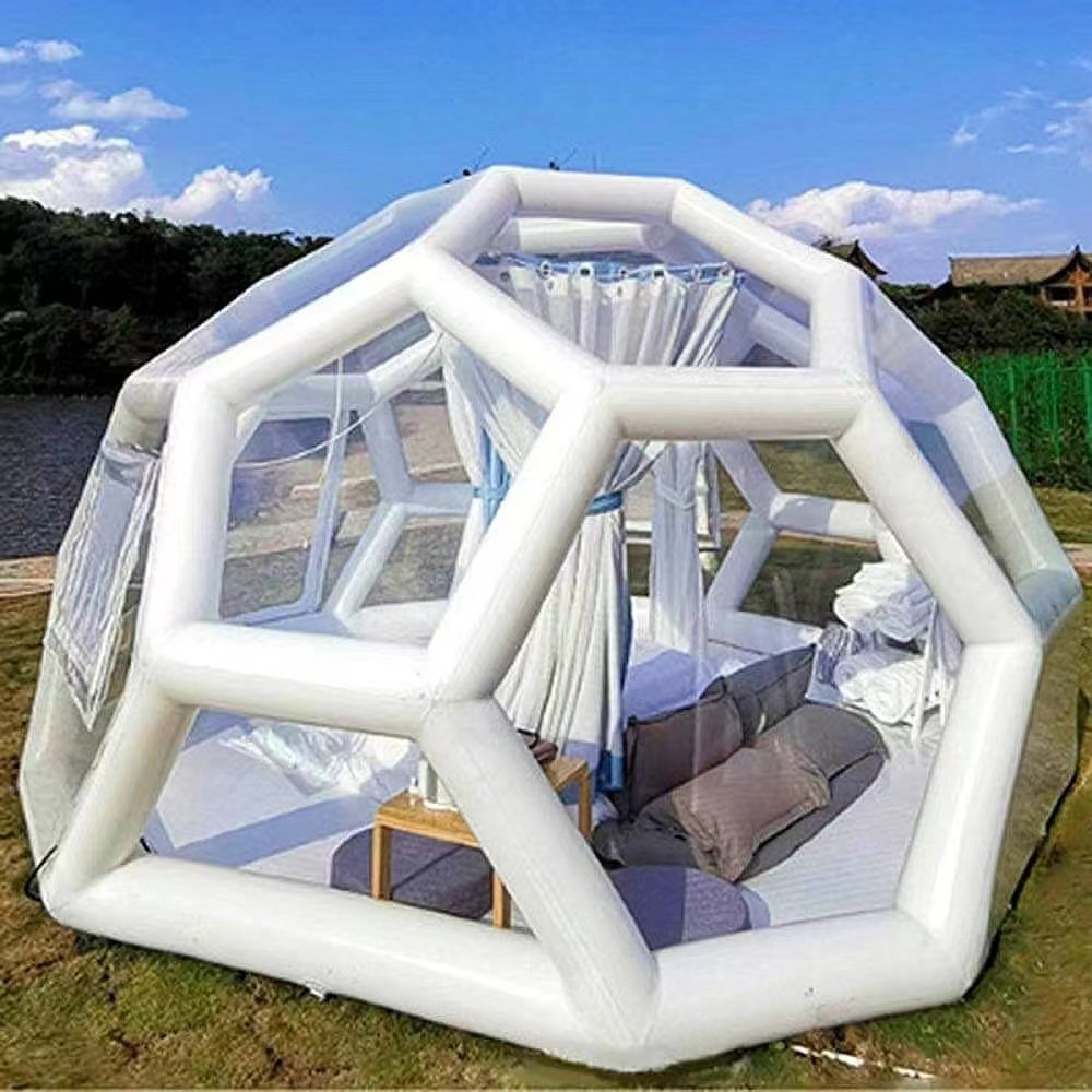 Aoqile 2025 Newly Designed Irregular Luminous Inflatable Outdoor Camping Tent for Events