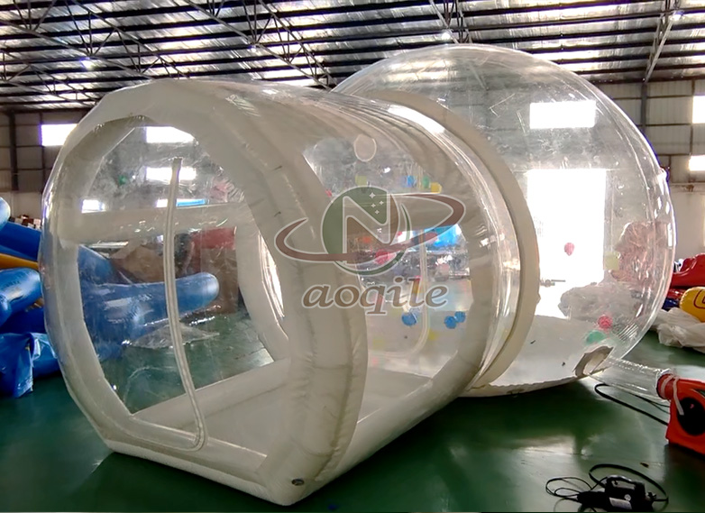 Aoqile 2025 Hot-Selling High-Quality Customizable Inflatable Transparent Bubble House for Outdoor Camping Events