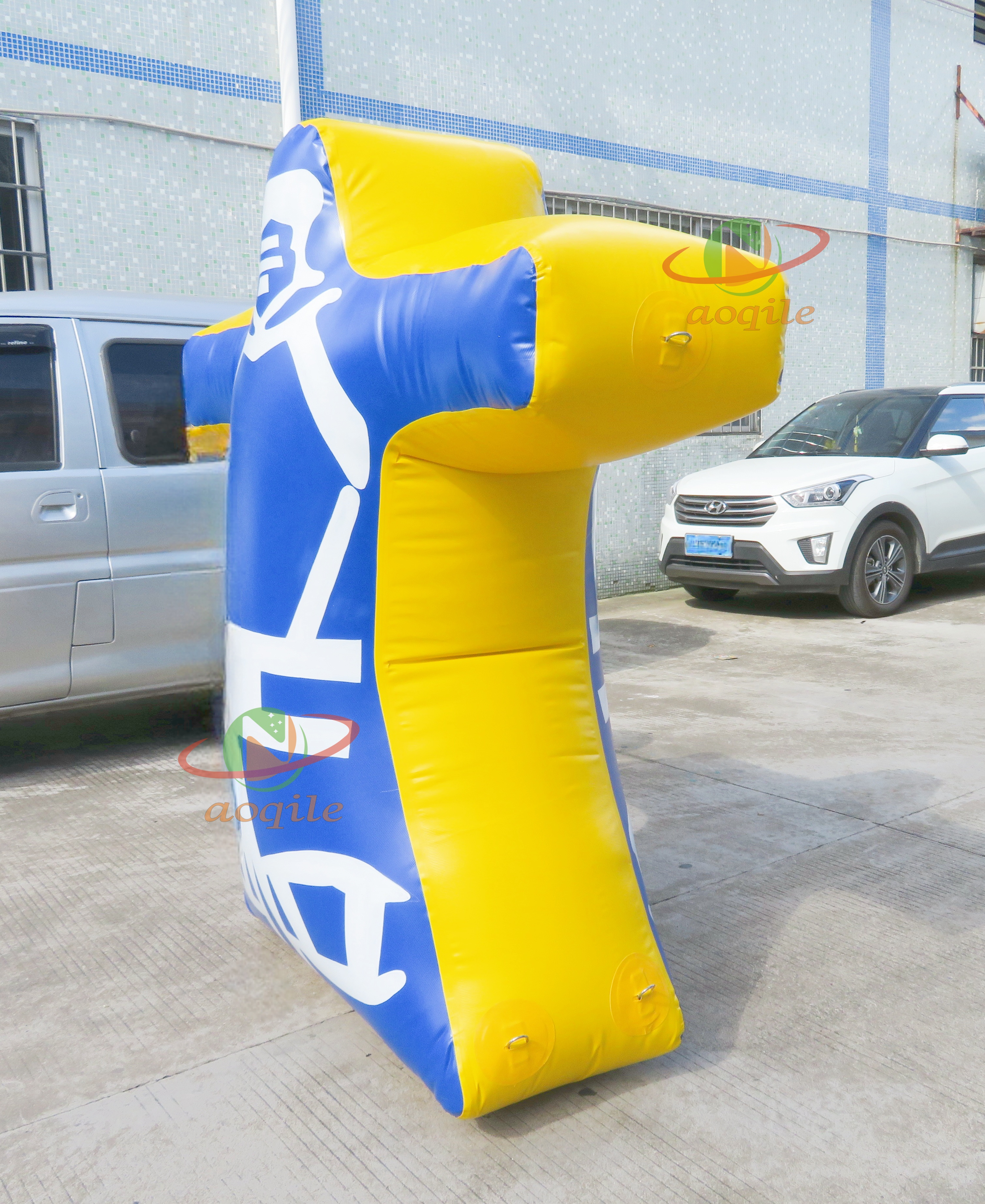 Aoqile2025 Hot-selling Model Beach Outdoor Activities High-quality Inflatable Human-shaped Pattern Buoy Used for Events