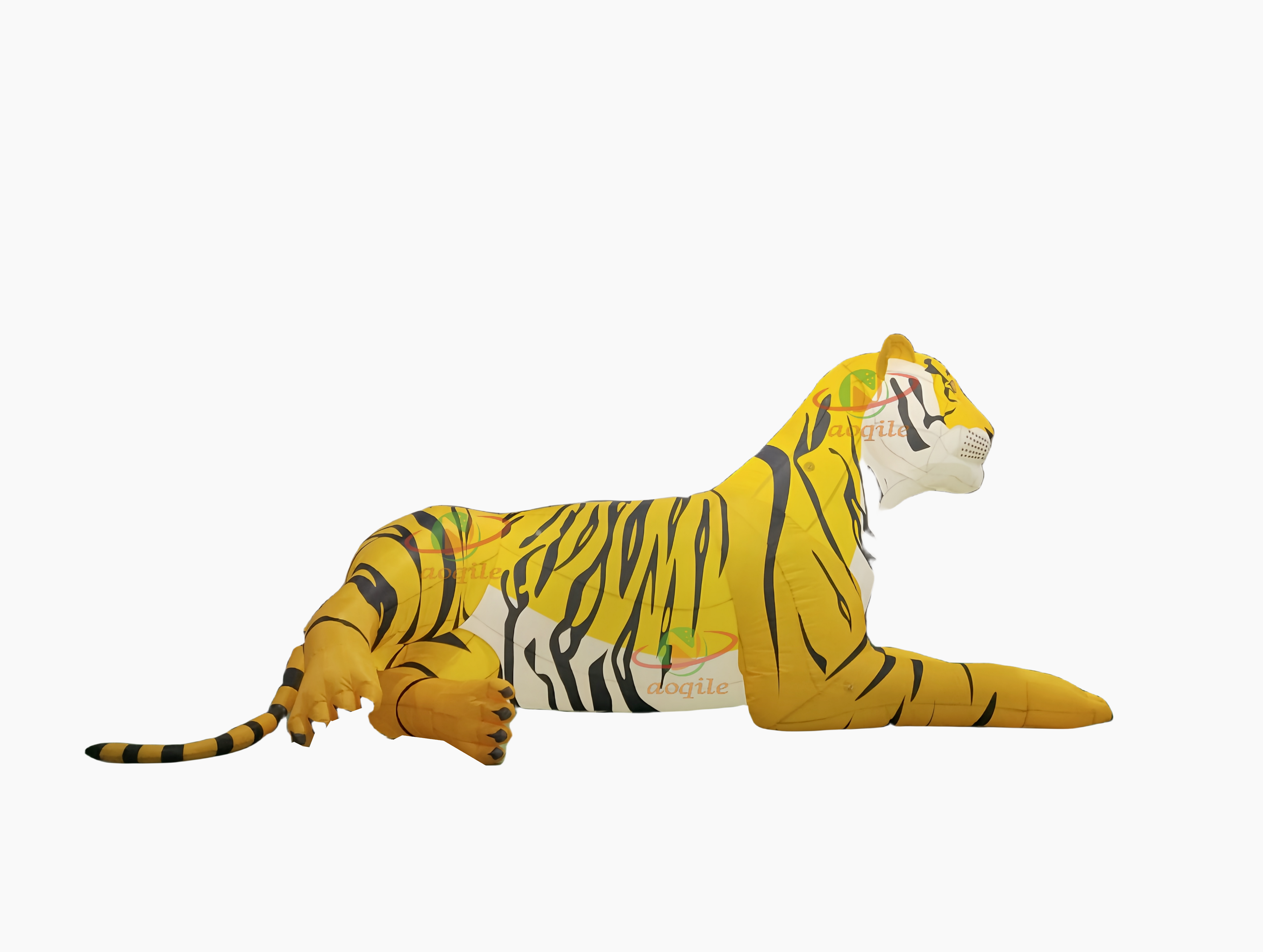 Hot Sale Giant Inflatable Tiger with Lights Inflatable Cartoon Tiger Model For Art