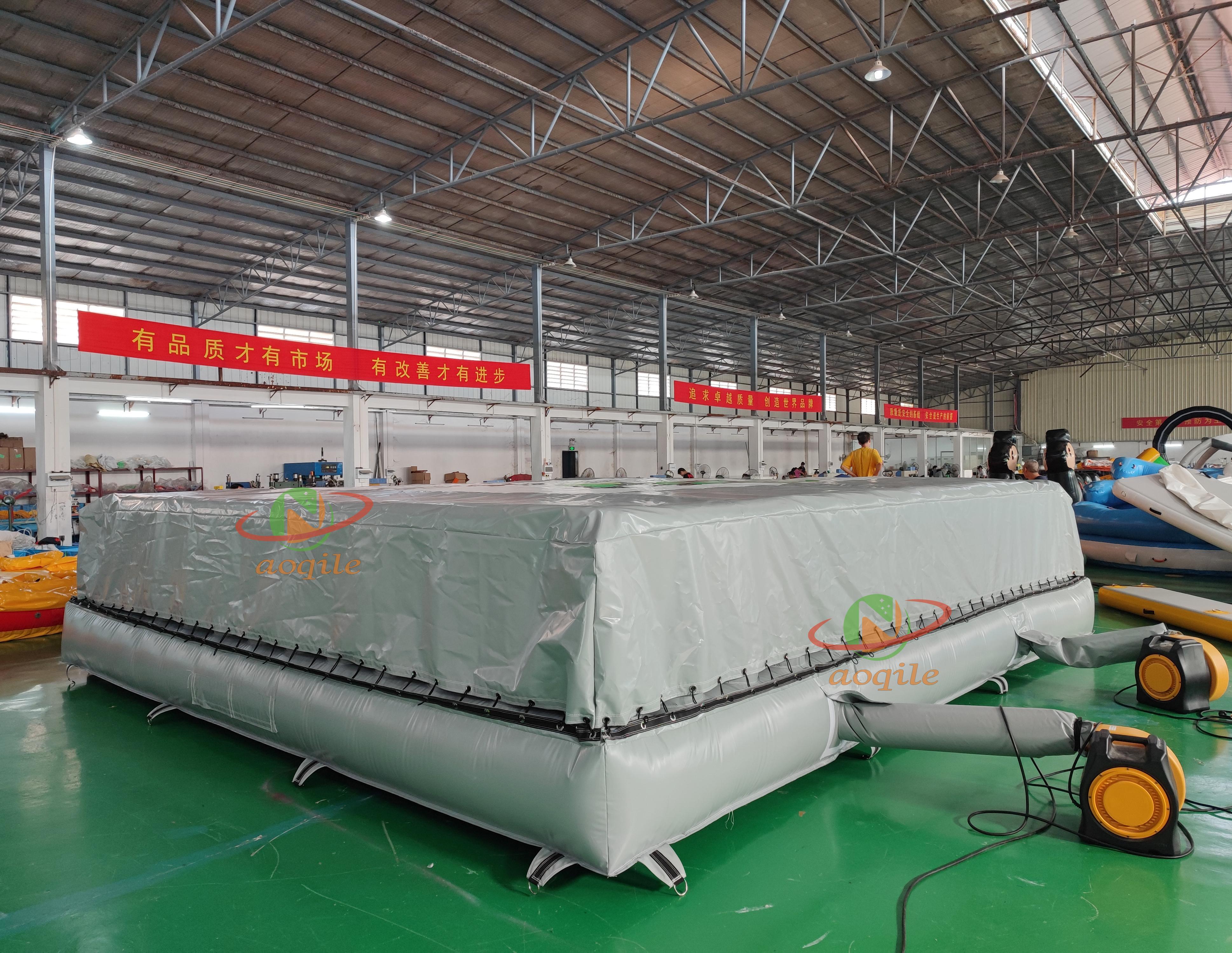 Aoqile Commercial Inflatable Water Jump Bag UV Resistant Foldable for Beach Party Rental Events for Events