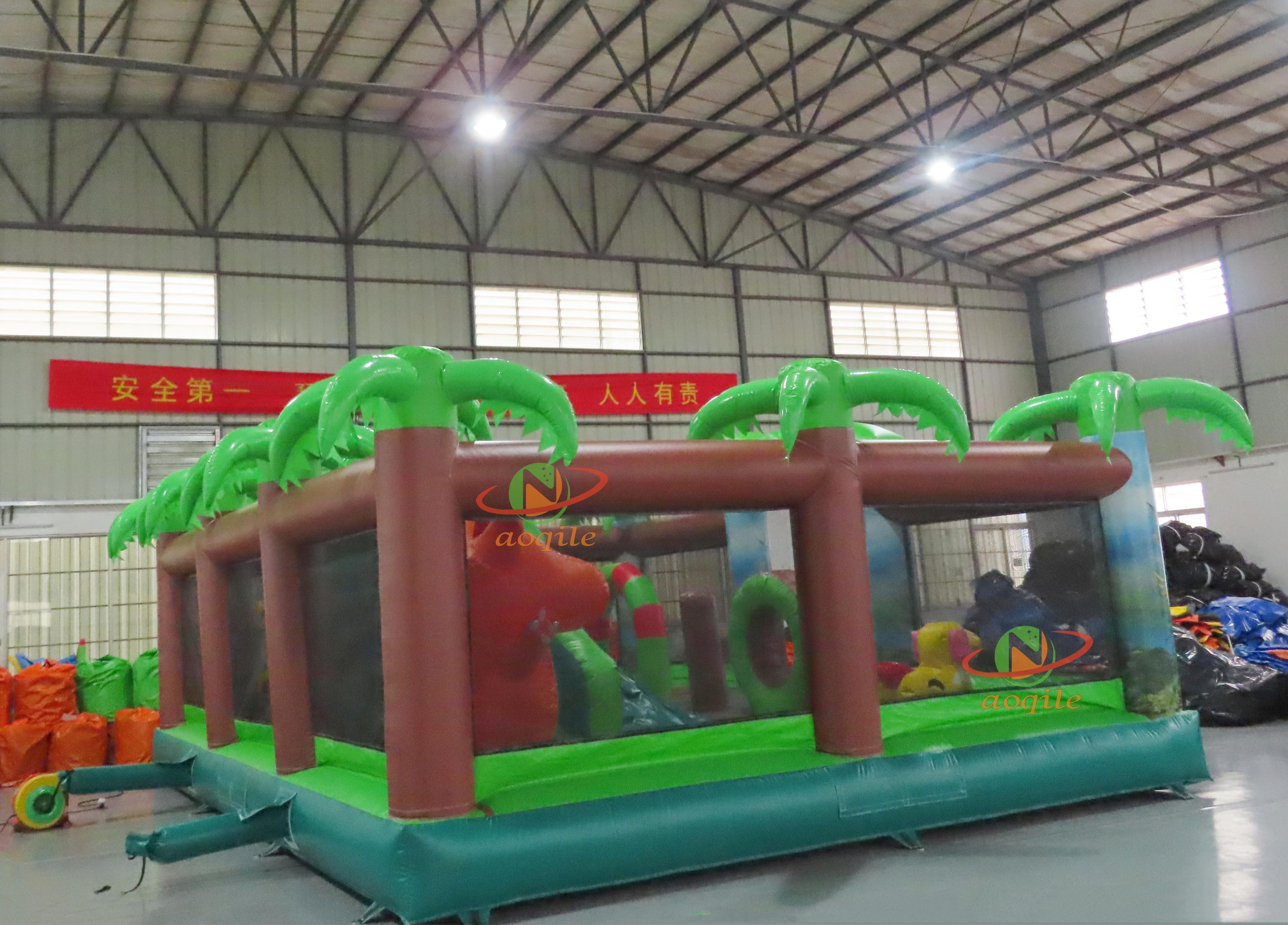 High-quality Custom Water Park Simulation Jungle Large Inflatable Combination