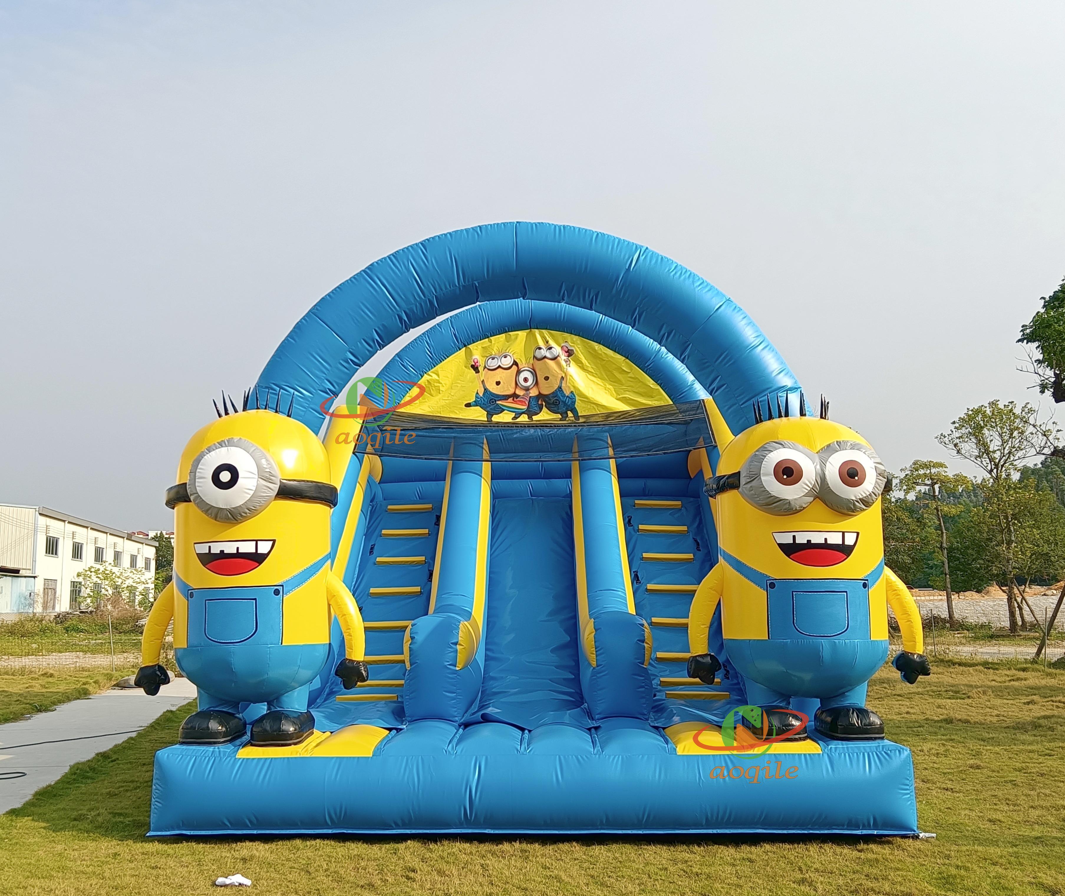 Cute Funny Cartoon Characters Minions Fun Commercial Use of Water Slides