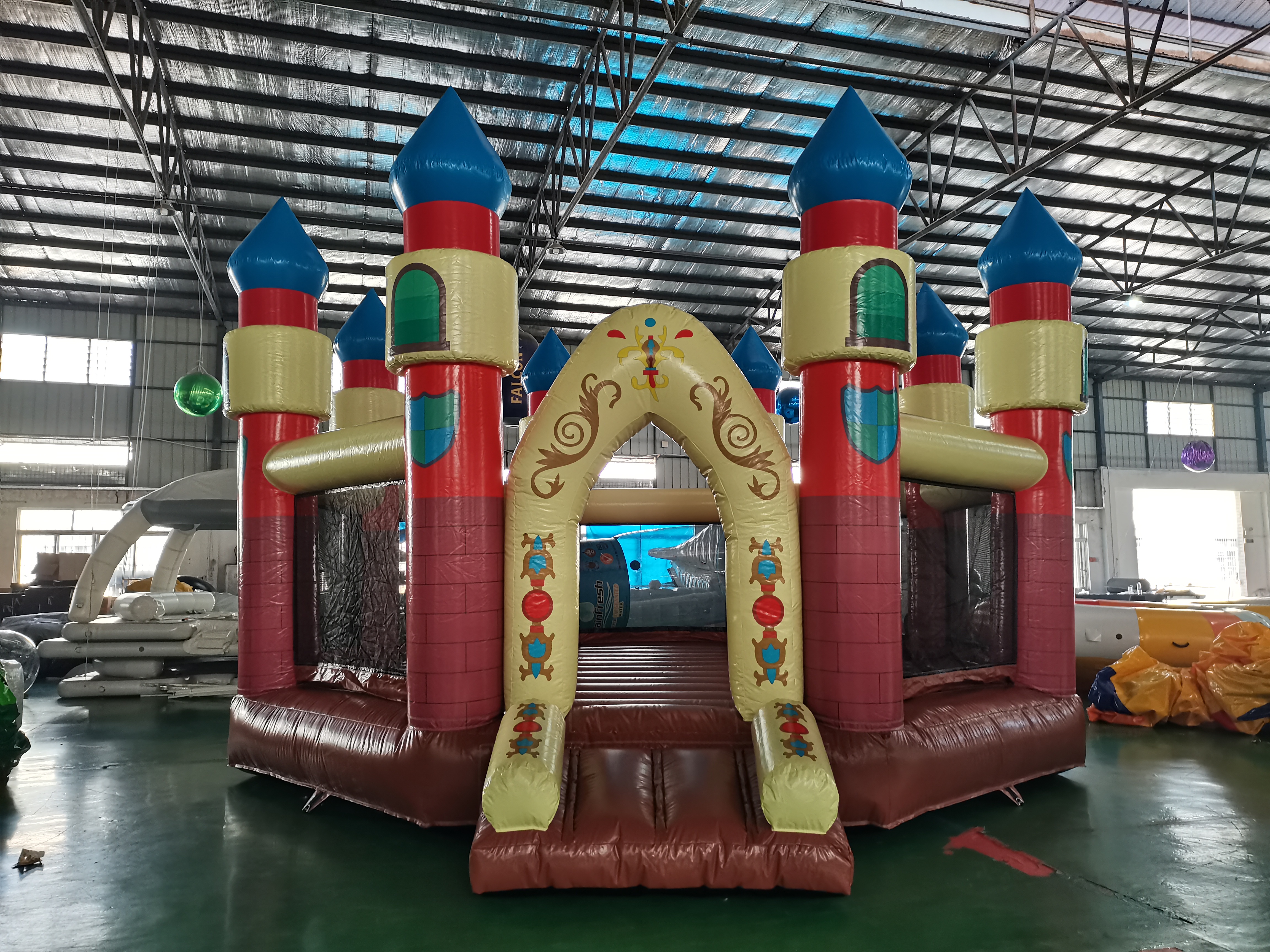 High Quality Custom Large Inflatable Jump Air Bag Castle Style