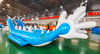 Custom Sea Inflatable Banana Boat Raft Flying Fish Inflatable Blue Dragon Boat