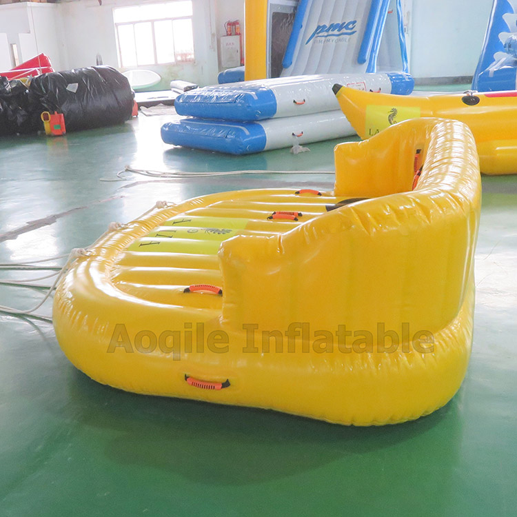 Water Extreme Sports Tow Tube Inflatable Flying Fish Towable Sofa For Commercial Use