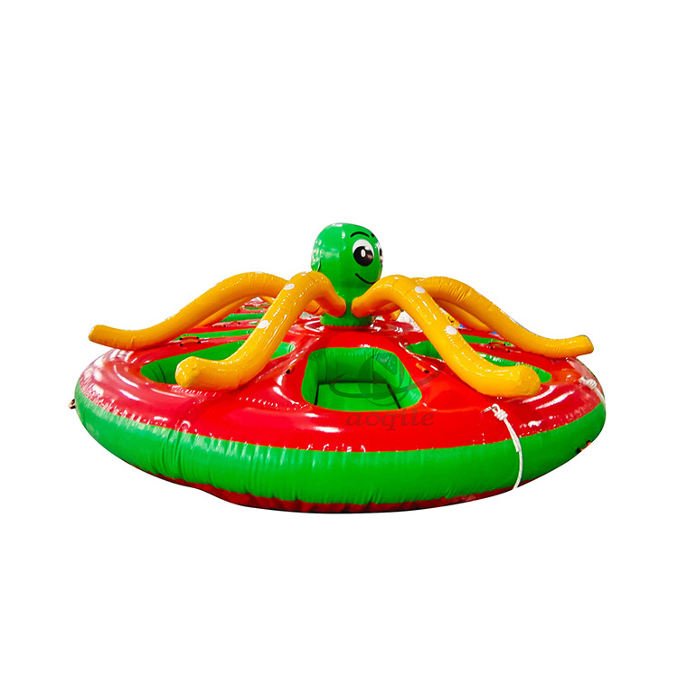 Factory direct sales Water Game Slide Tube Ski Boat Flying Fish Inflatable Octopus Circle Boat