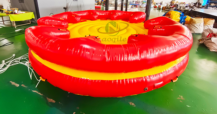 Airtight Safety Floating Inflatable Sea Towable Stimulate Water Game 8 people Water Ski Towable Sofa Boat