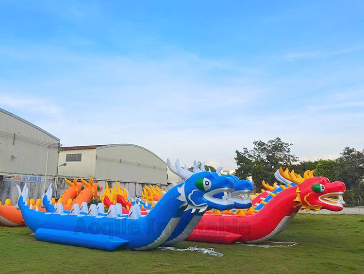 Water Inflatable Toys Crazy Water Banana Boat Extreme Sports Inflatable Towable Dragon Boat