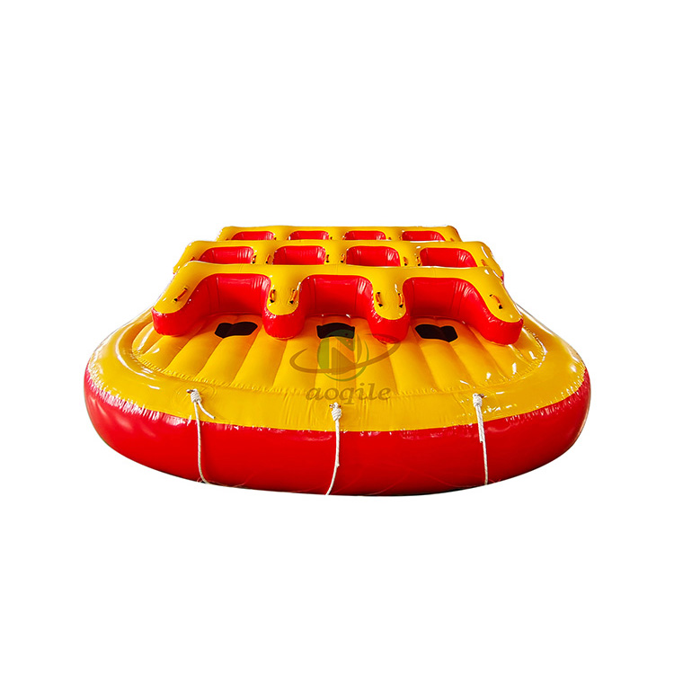 Multiplayer Watersports Durable Inflatable Towable Boat Flying Entertainment Sofa Towable Ski Tube