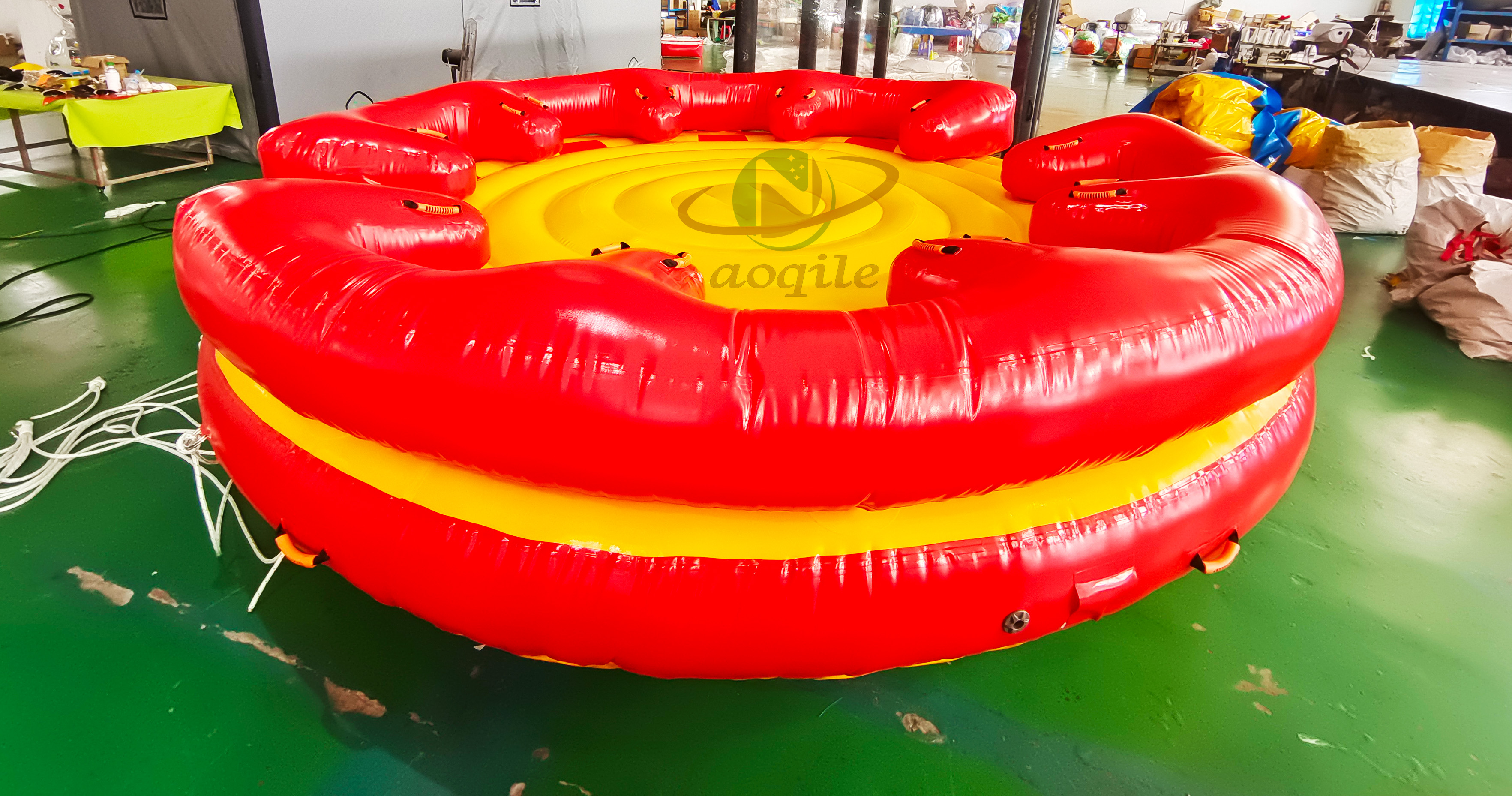 Ski Tube Towable Inflatable Water Sport Drift Slider 8 Or 12 Seats/ Towable Water Sports Inflatable Crazy Towable UFO