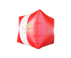 Customized Cube Water Sports Inflatable Floating Buoy Event Special Inflatable Advertising Buoy Mark