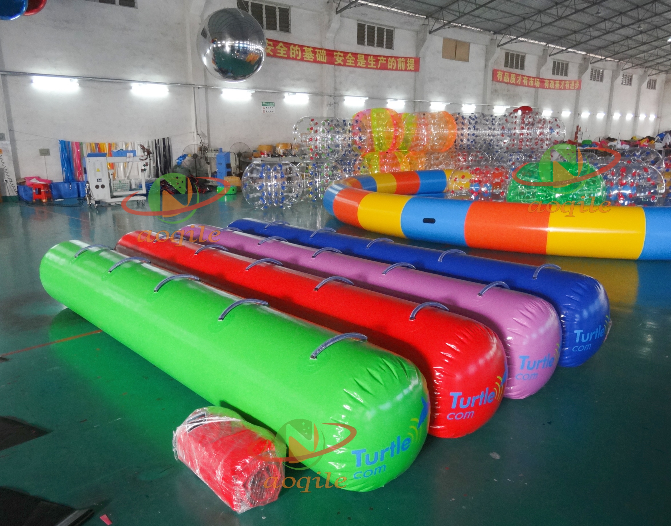 Inflatable Swimming Marker Buoy Water Competition Cylinder Marker Inflatable Buoy Floating Advertising