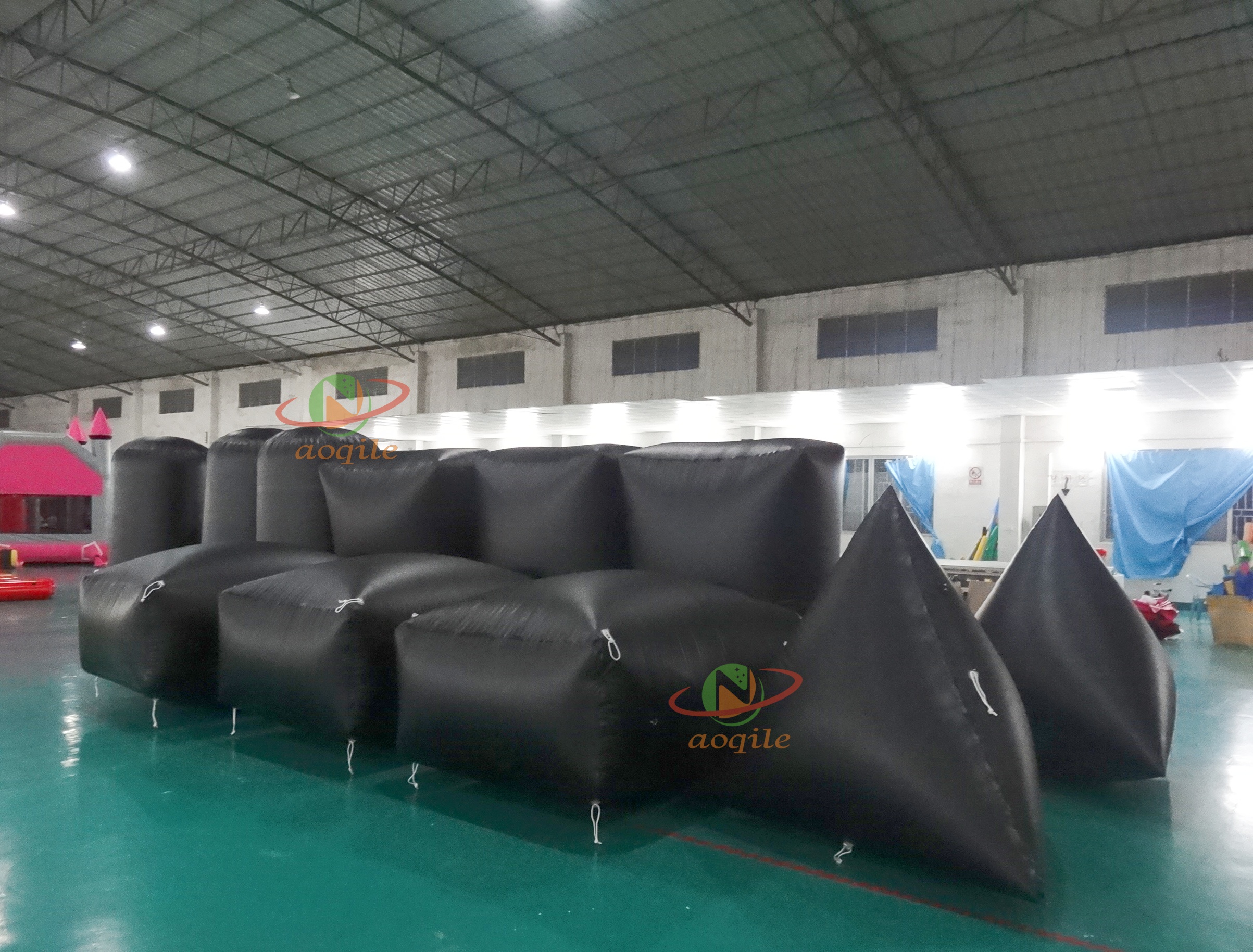 Factory Direct Sale Water Floating Triangle Mark Buoy Inflatable Buoy With Advertising