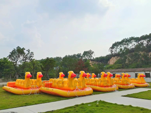 Inflatable Duck Boat Water Ski Tube For Outdoor Water entertainment