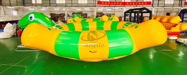 New design ski tube towable inflatable water sport Commercial Towables Turtle inflatable disco boat