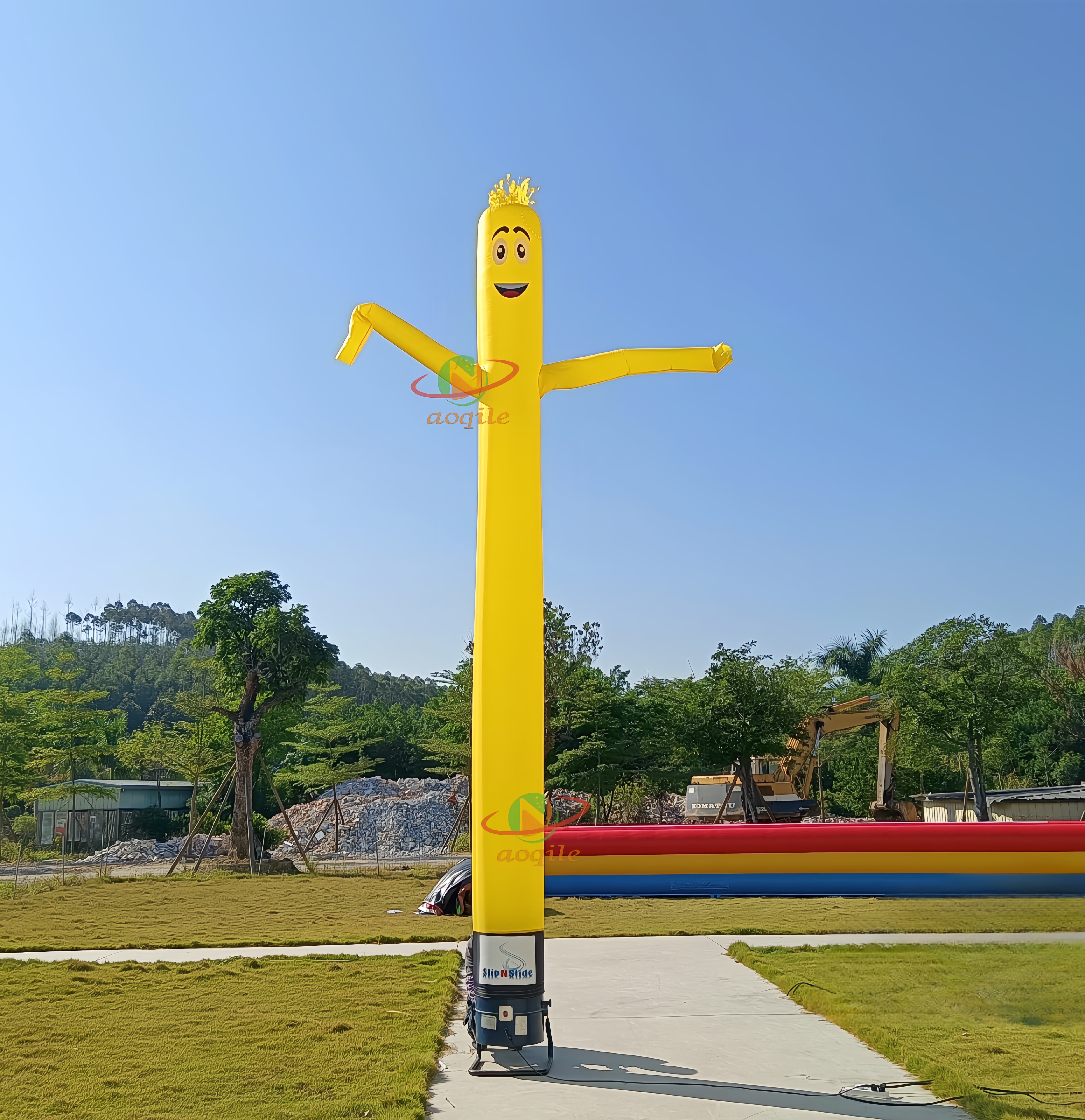 Manufacturers custom advertising dummy air tube man outdoor sports inflatable clown advertising inflatable sky dancer