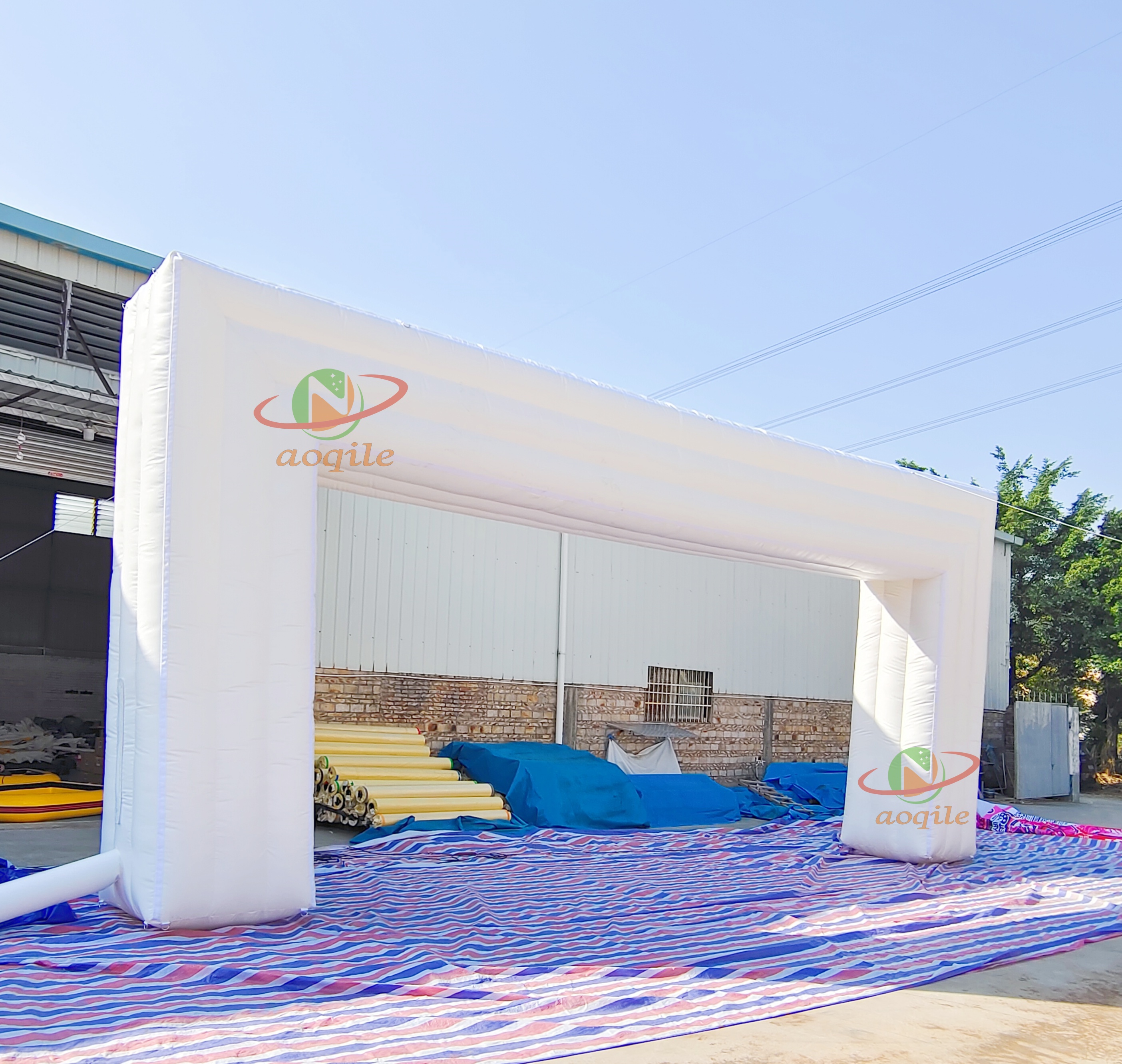 PVC Tarpaulin Airtight Inflatable Entrance Arch Indoor And Outdoor Advertising Arch Prinfull