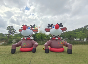 Aoqile2025 Best-selling Inflatable Cute Elk As Amusement Park Event Party Decoration for Events