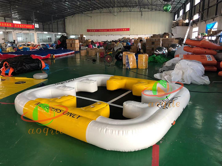 Inflatable Sofa Water Cushion Leisure Water Floating Island Entertainment Platform Dock Equipment