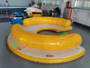 Customized Outdoor Inflatable Water Floating Island Platform Leisure Party Dock Lounges Backrest sofa Boat