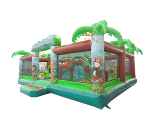 High-quality Custom Water Park Simulation Jungle Large Inflatable Combination