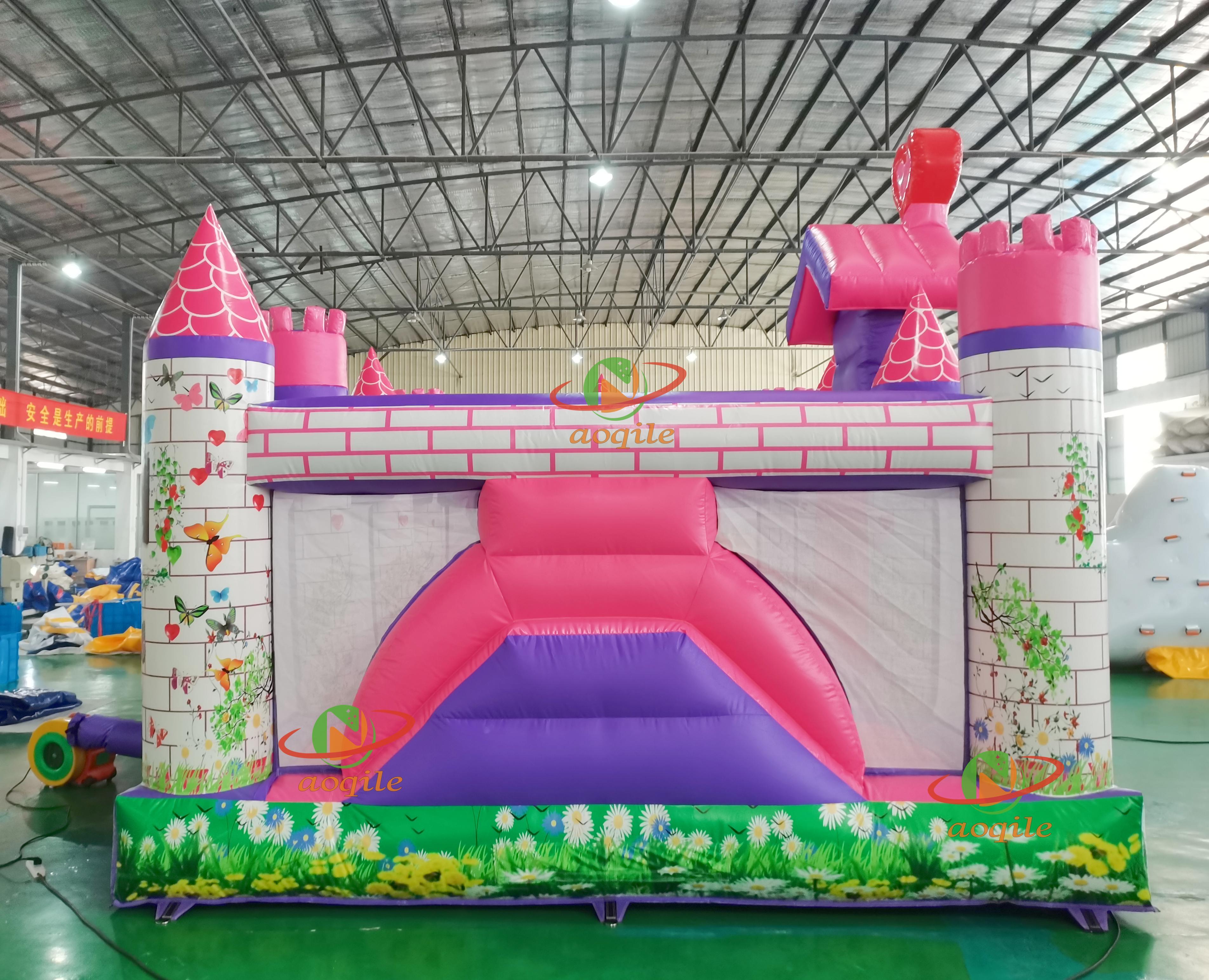 High-quality Indoor And Outdoor Custom-made Large Inflatable Princess Castle Theme Water Park